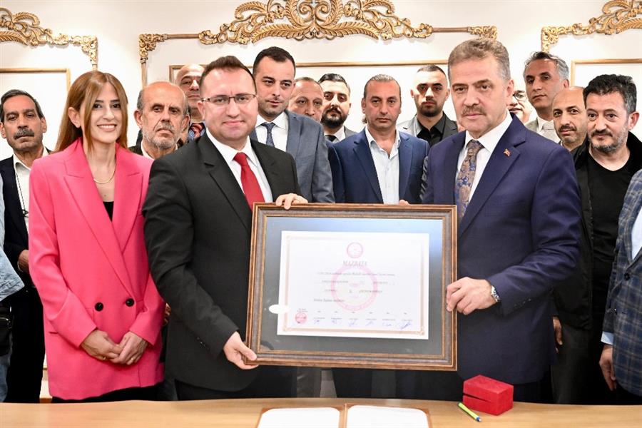 Başkan Bahçetepe Göreve Başladı